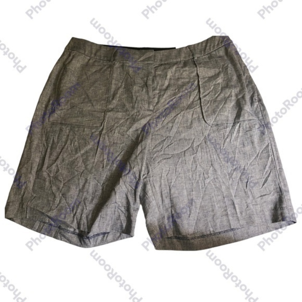 Lane Bryant Womens Size 18‎ Linen Bermuda High-rise Shorts NWT